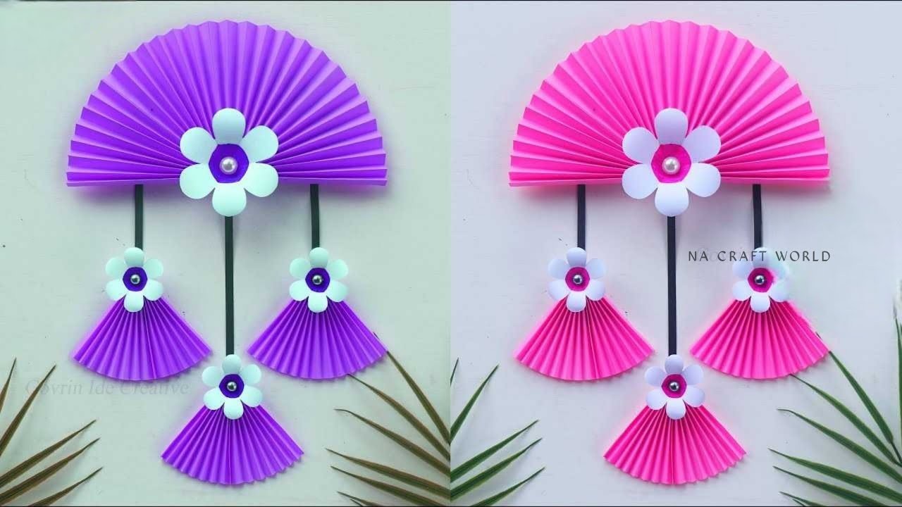Paper Wallhanging❣️Paper Wallhanging Idea????. Easy Paper Wallmate. Paper Craft #NACRAFTWORLD #viral