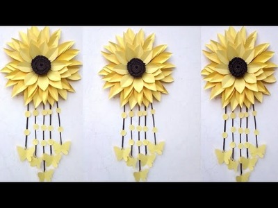 Sunflower Wall Decor | DIY Easy work | Paper Crafts Ideas