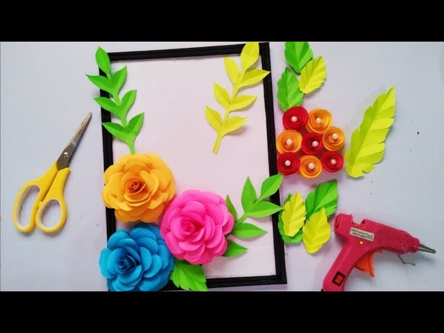 Unique Wall Hanging Craft. Paper Craft For Home Decoration. Paper Flower Wall Hanging. DIY