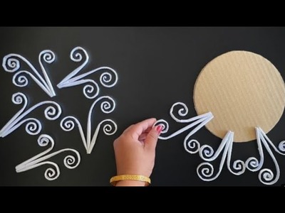 Unique Wall Hanging Craft.Paper Craft For Home Decoration. Paper Flower Wall Hanging.DIY