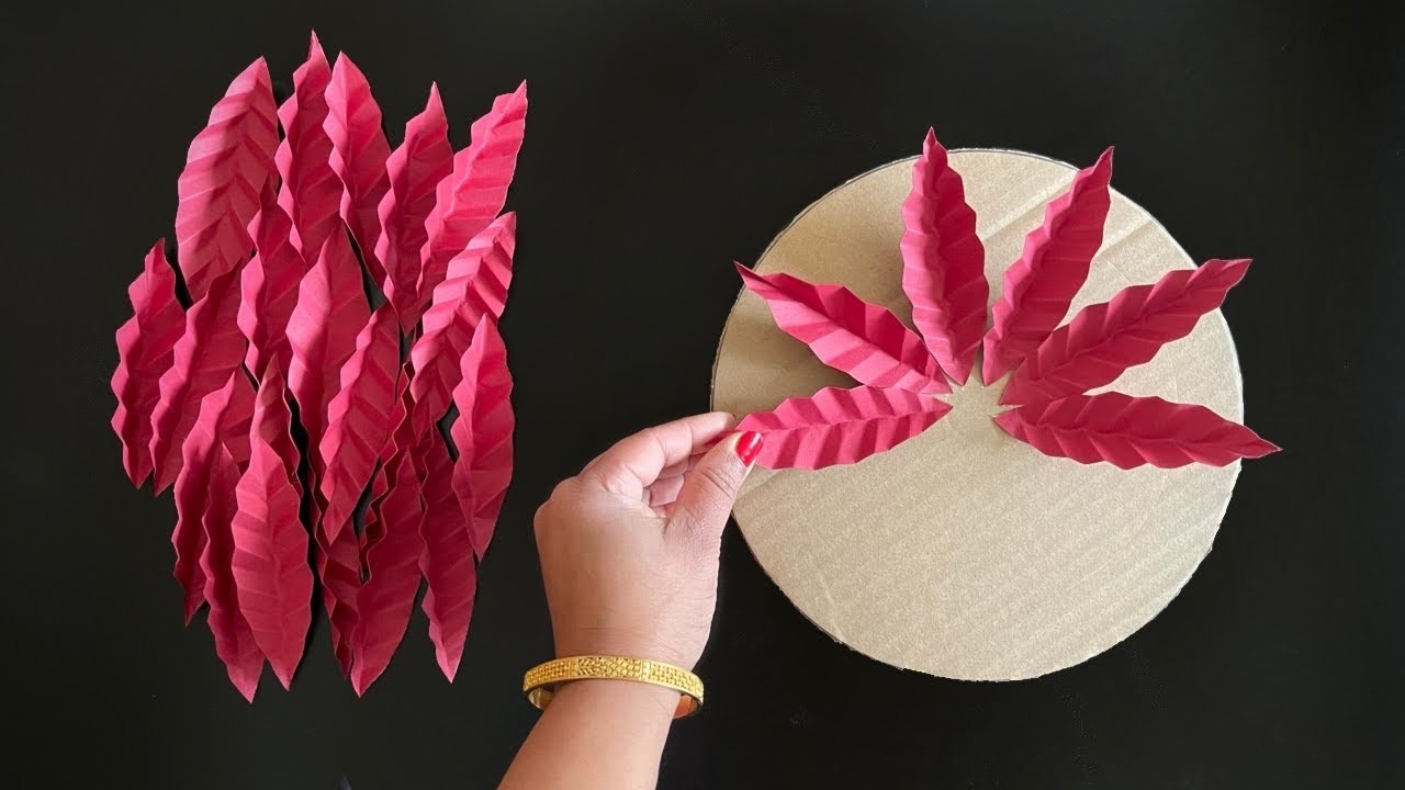 Unique Wall Hanging Craft. Paper Craft For Home Decoration. Paper Flower Wall Hanging. Wall Mate