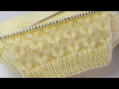 Very Easy Knitting Stitch Pattern For Sweater design #knitting