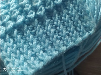 Wow  ???? easy knitting Pattern   ( Farklı ve Güzel Lastik örgü )