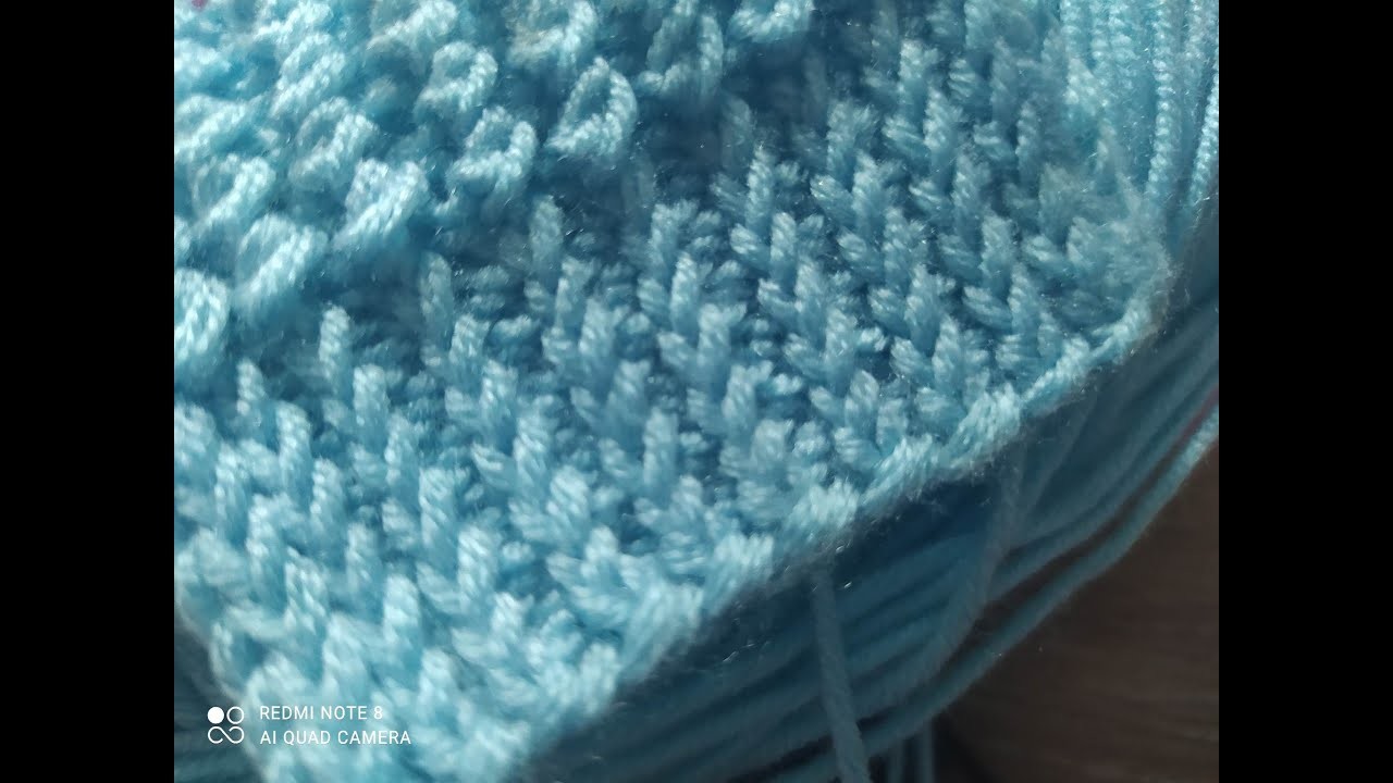 Wow  ???? easy knitting Pattern   ( Farklı ve Güzel Lastik örgü )