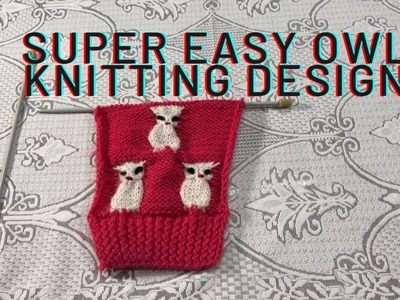 Wow! ???? Owl Knitting Design | Easy and Cute Sweater Design | In Hindi | For Kids, Girls and Adults
