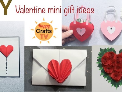 04 Simple and beautiful Valentine Gift Ideas l Easy DIY Paper Crafts