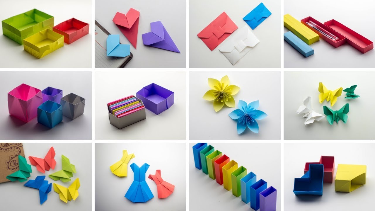 15 Easy Paper Craft Under One Minute | Paper Craft | DIY