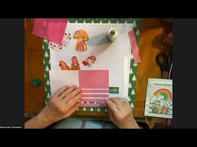 2 kinds of lattice fun fold cards- GNOME DIES AND KINDEST.FRIENDLY GNOMES-St. Patrick’s Day-