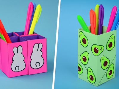 3 Cute Pencil Organizer | DIY Paper craft ideas