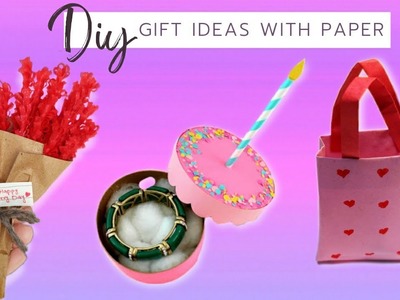 3 Gift Ideas with Paper - Easy DIY Gift Ideas