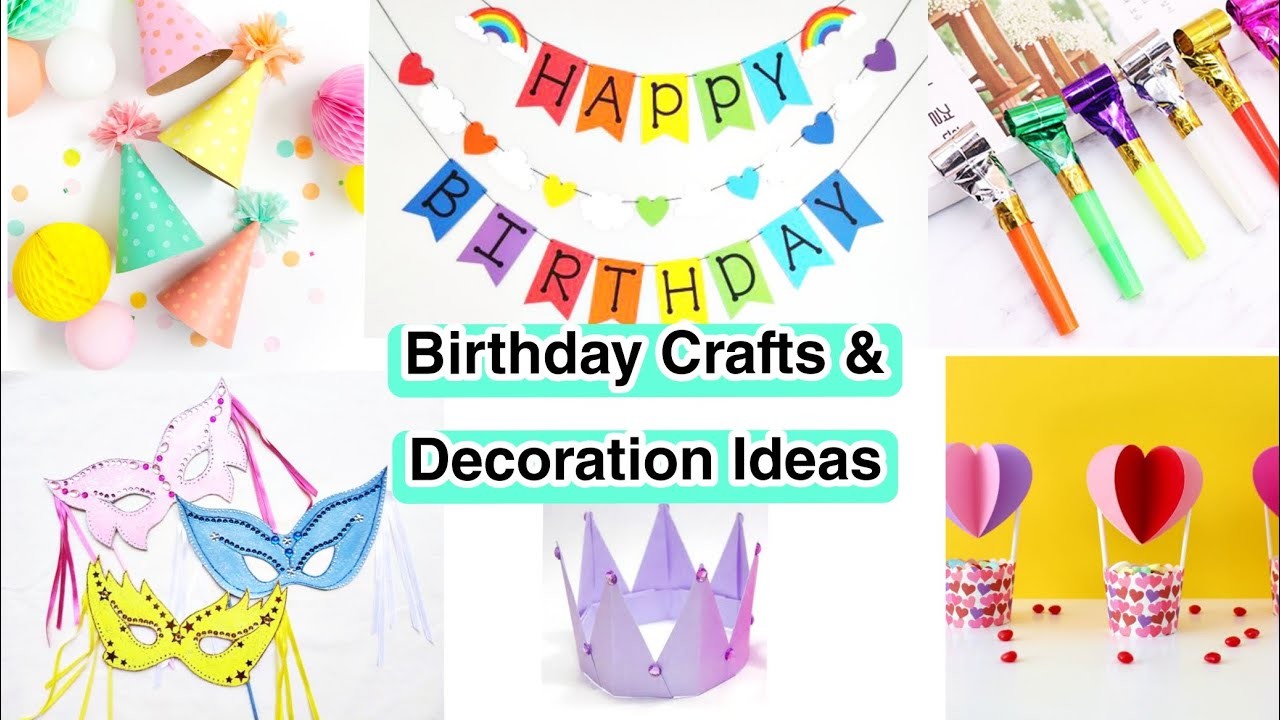 DIY Birthday Party Crafts | Birthday Party Crafts Decoration Ideas With Paper 2023 #birthdaycraft