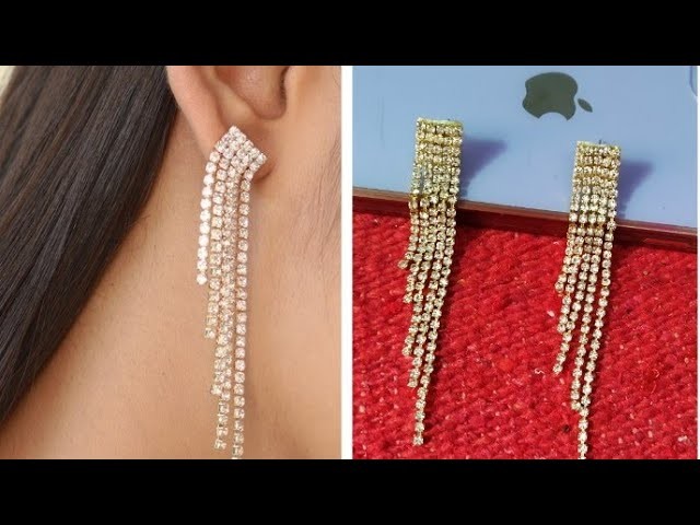 Diy earrings| diy earring making at home #diyearrings #diyjewelry #diy #jewelrymaking #diyearring