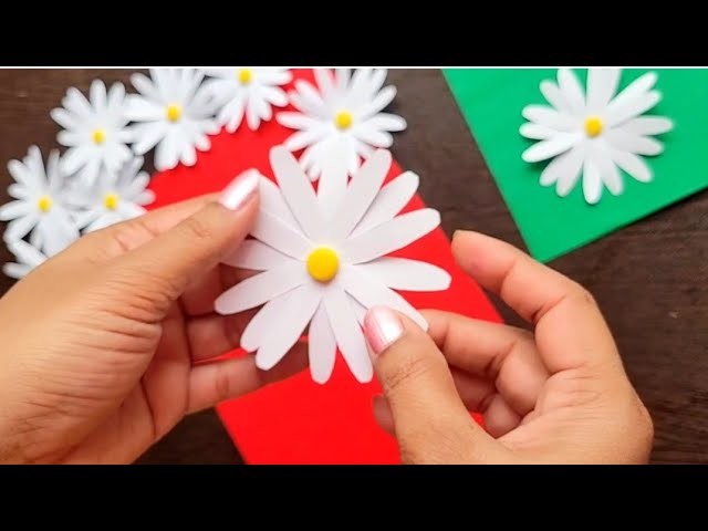 DIY | Easy Paper Craft for kids and beginners | Flower making using paper