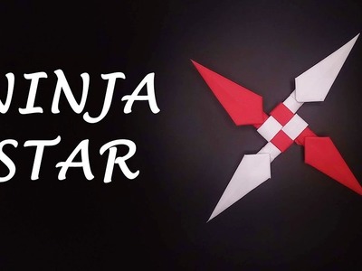 DIY - How To Make a Paper Kunai Shuriken (Ninja Star) - Origami