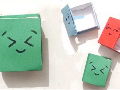 DIY NOTEBOOK BOX | Cute mini paper box | how to make paper box | origami