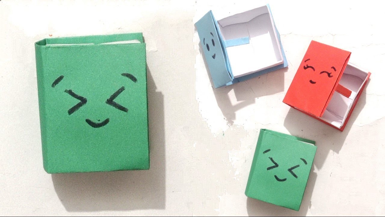 DIY NOTEBOOK BOX | Cute mini paper box | how to make paper box | origami