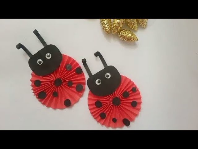 DIY  Origami Ladybug  | How to make paper Ladybug  |  Easy paper crafts