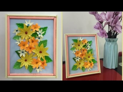 DIY Room Decor | Beautiful Decorative Frame | Paper Wall Hanging | Paper Wallmate