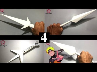 DIY- the best four kunai from a4 paper (kunai)