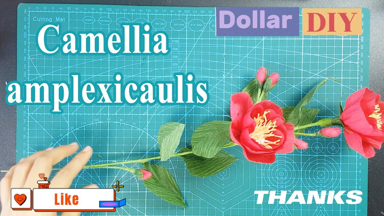 Dollar - DIY | instructions for making auspicious flowers with paper -new ideas in early spring 2023