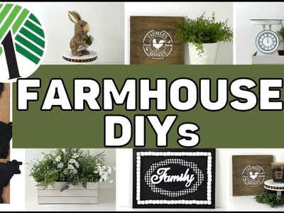 Dollar Tree Farmhouse DIYs.High End Farmhouse Decor DIYs