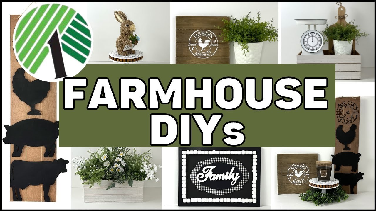 Dollar Tree Farmhouse DIYs.High End Farmhouse Decor DIYs