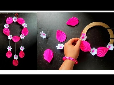 Easy & Quick Paper Wall Hanging Craft.Diy Room Decor