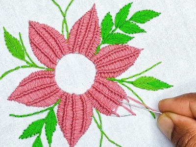 Fancy Hand Embroidery Flower Work | Stitch Embroidery Designs | Hand Embroidery Designs