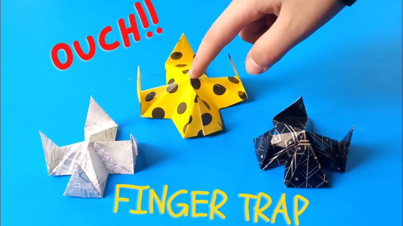 Finger trap | paper origami fidget toy | #youtube #aidiycrafts #diy