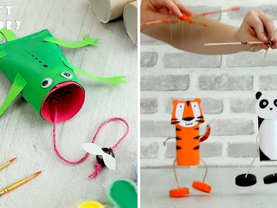 Fun Paper Crafts For Parents To Try With Their Kids! | Craft Factory | Toilet Paper Hacks & Crafts