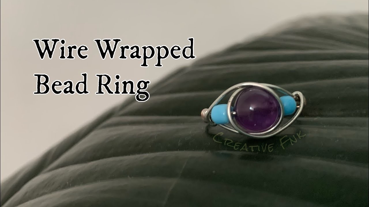 How to make a simple wire wrapped bead ring ????