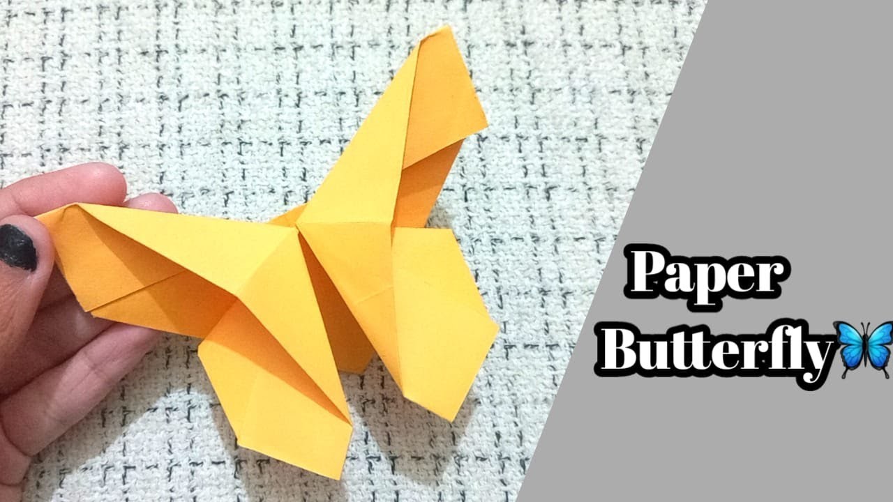 How to Make Butterfly With Paper Easy | Paper Butterfly | Paper Crafts