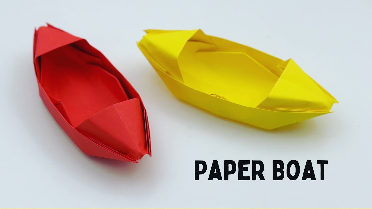 How To Make Easy Paper Speed Boat For Kids. Paper Boat Toy. Paper Craft Easy. KIDS crafts