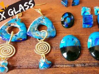 How to make INCREDIBLY realistic FAUX GLASS with polymer clay (with Craspire.com supplies)