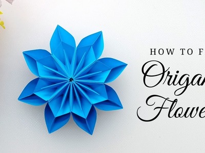 How to make Origami Paper flower | Easy Origami Paper Flower | DIY Paper Craft