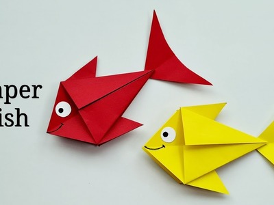 How To Make Paper Fish | Easy Paper Crafts | DIY | Diary Of Art
