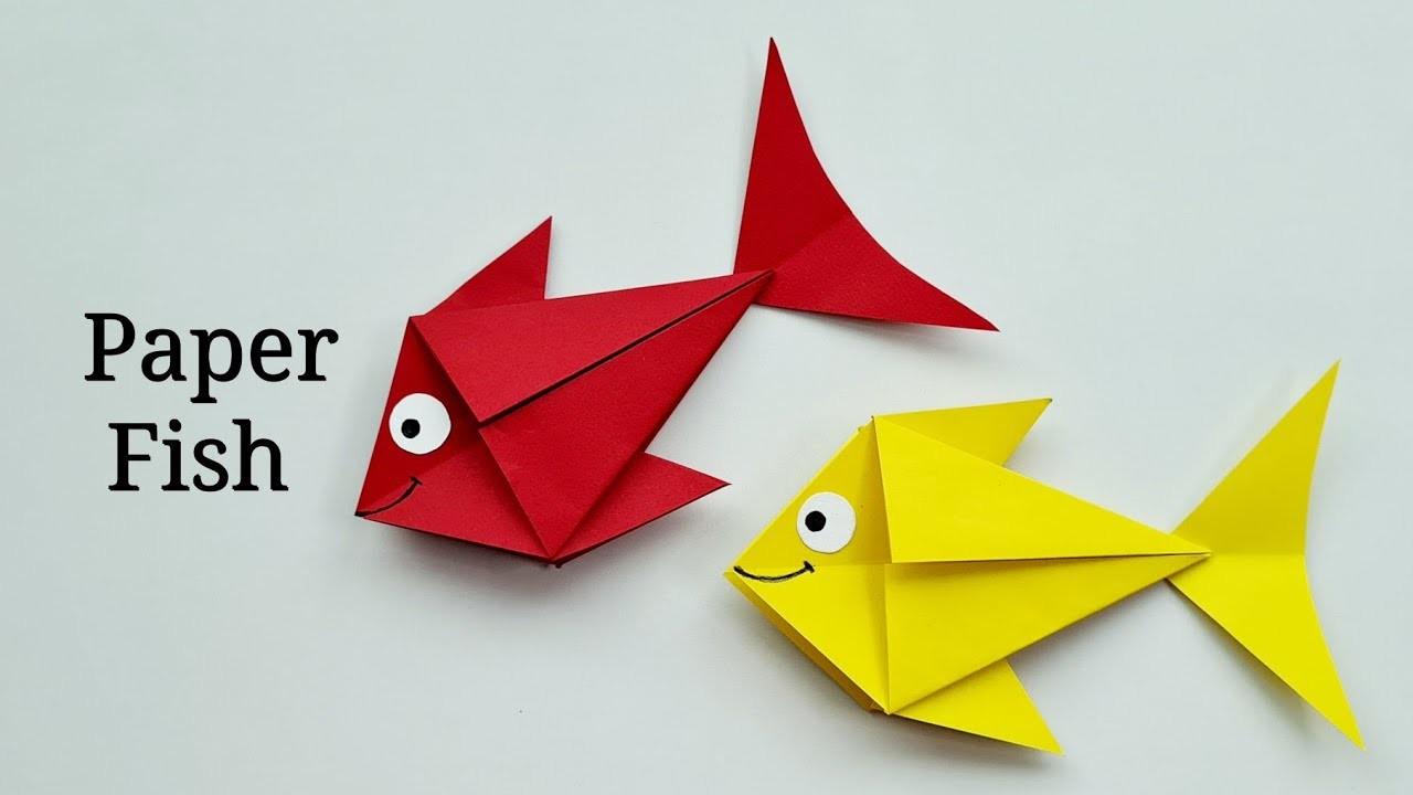 How To Make Paper Fish | Easy Paper Crafts | DIY | Diary Of Art