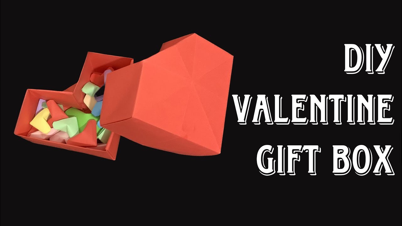 How to Make Paper Heart Box | DIY Valentine Day Gift Box | Origami Gift Box | Paper Wedding Cake Box