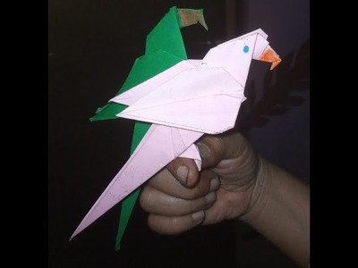 How To Make Paper Parrot. Origami Paper Parrot  | paper bird Paper Craft.