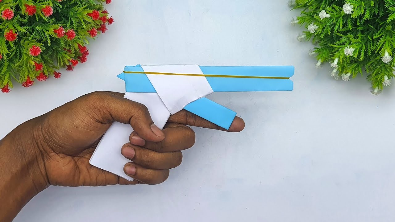 How to Make Paper Toy Gun That Go Very Fast | DIY Rubber Band Crafts | Easy Paper Toy Ideas