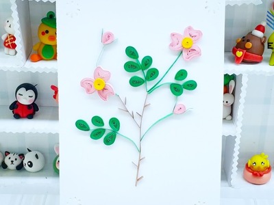 Learn to make paper quilling iris flower basic | DIY paper quilling
