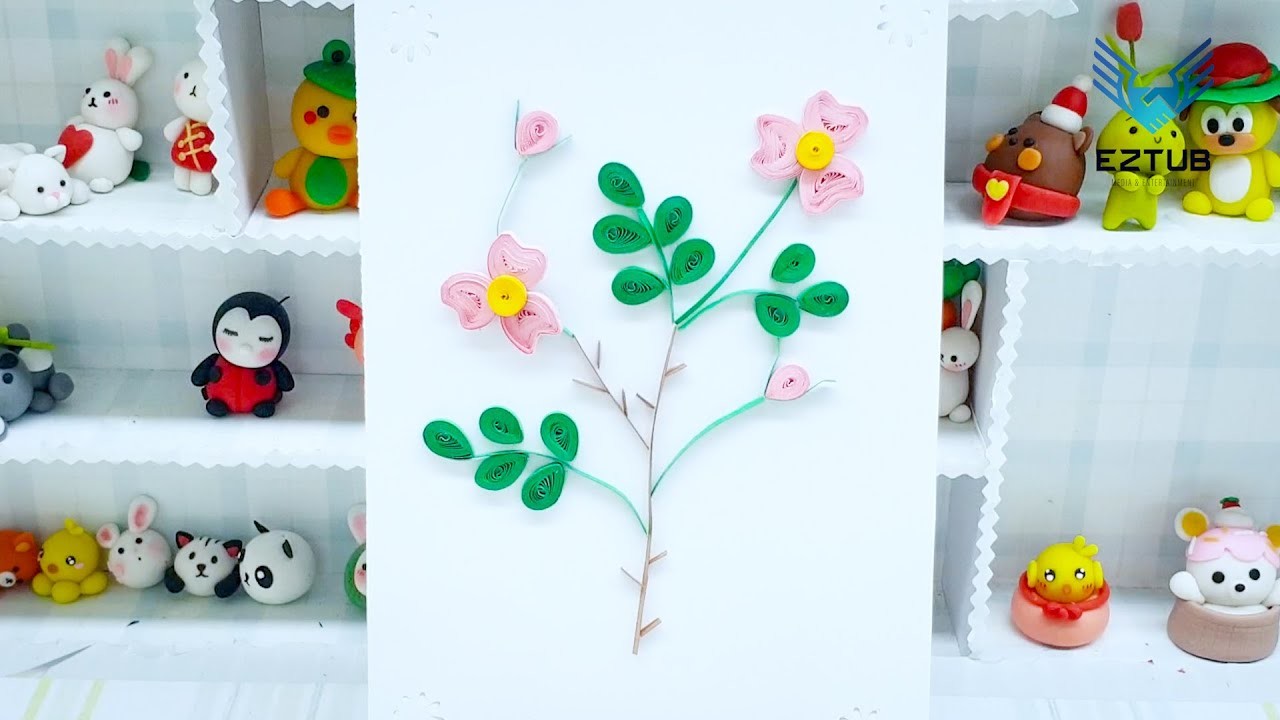 Learn to make paper quilling iris flower basic | DIY paper quilling