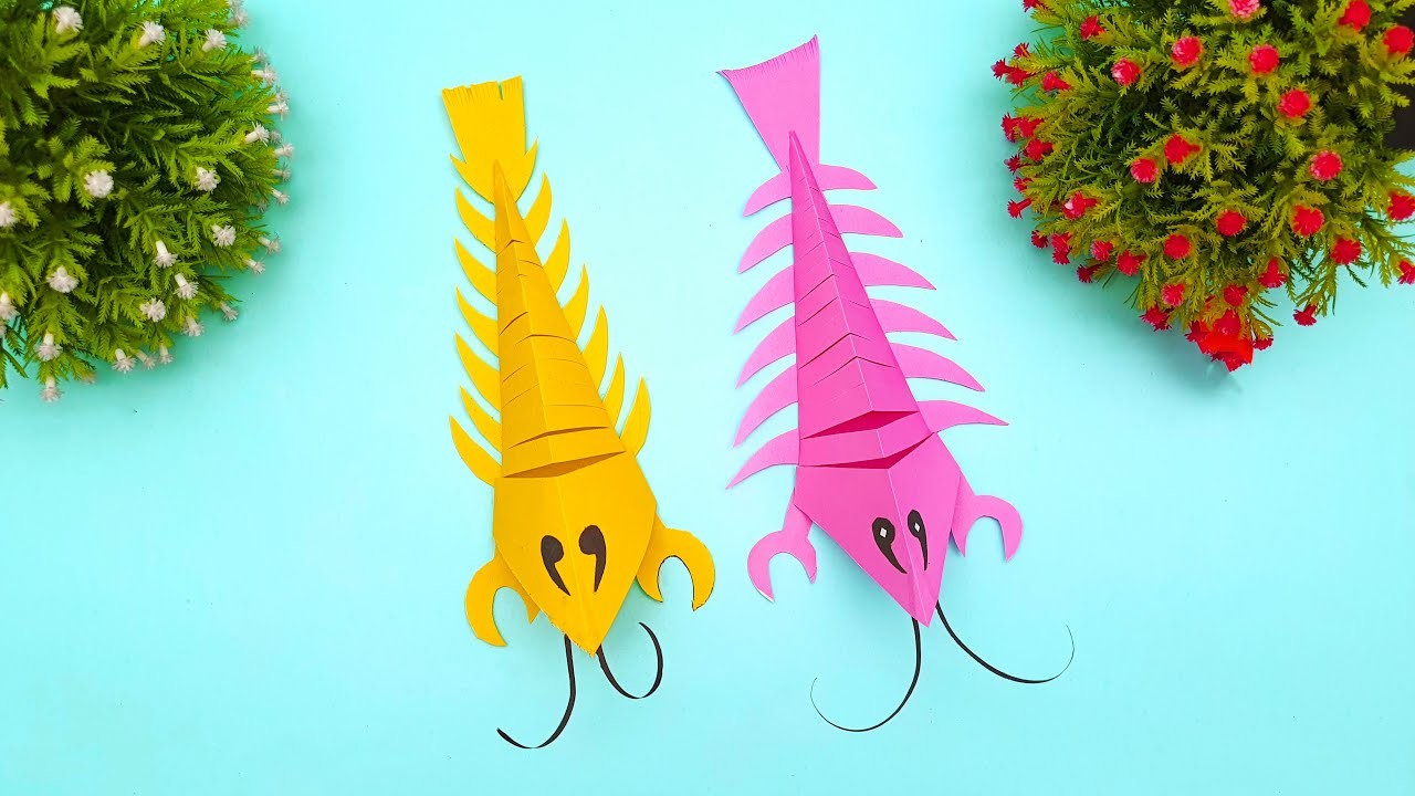 Paper Lobster Making Ideas With Paper | Toy Making Ideas | Diy Crafts