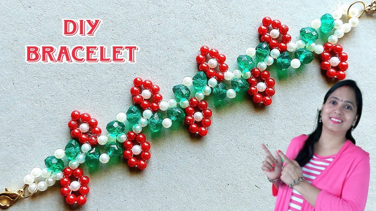 PEARL BRACELET DESIGN EASY AND SIMPLE I.DIY Pearl Jewelry Making.Handmade Jewellry