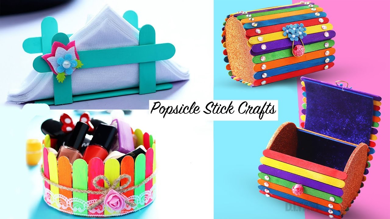 Popsicle Stick Crafts | DIY Popsicle Stick Crafts | Craft Ideas
