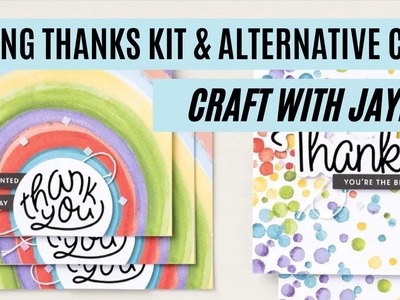 Saying Thanks Kit with Alternative Valentine Card | Craft with Jayne | Stampin Up!