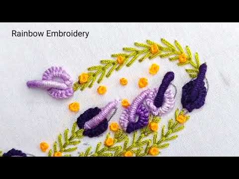 The Most Beautiful Flower Embroidery Work | Stitch Embroidery Designs | Hand Embroidery Designs