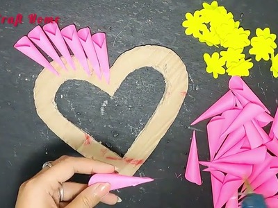 Unique Paper Heart Wall Hanging||Valentine's Day Craft ideas|| DIY Paper Craft