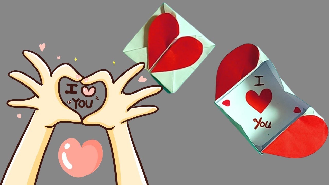 Valentine Cards Handmade Easy | Paper crafts