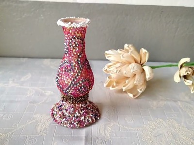 Vase Decoration Idea| How To Make Vase| Vase And Beads Decoration